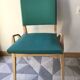 Chaise originale de Maurice Pré  années 60 verte