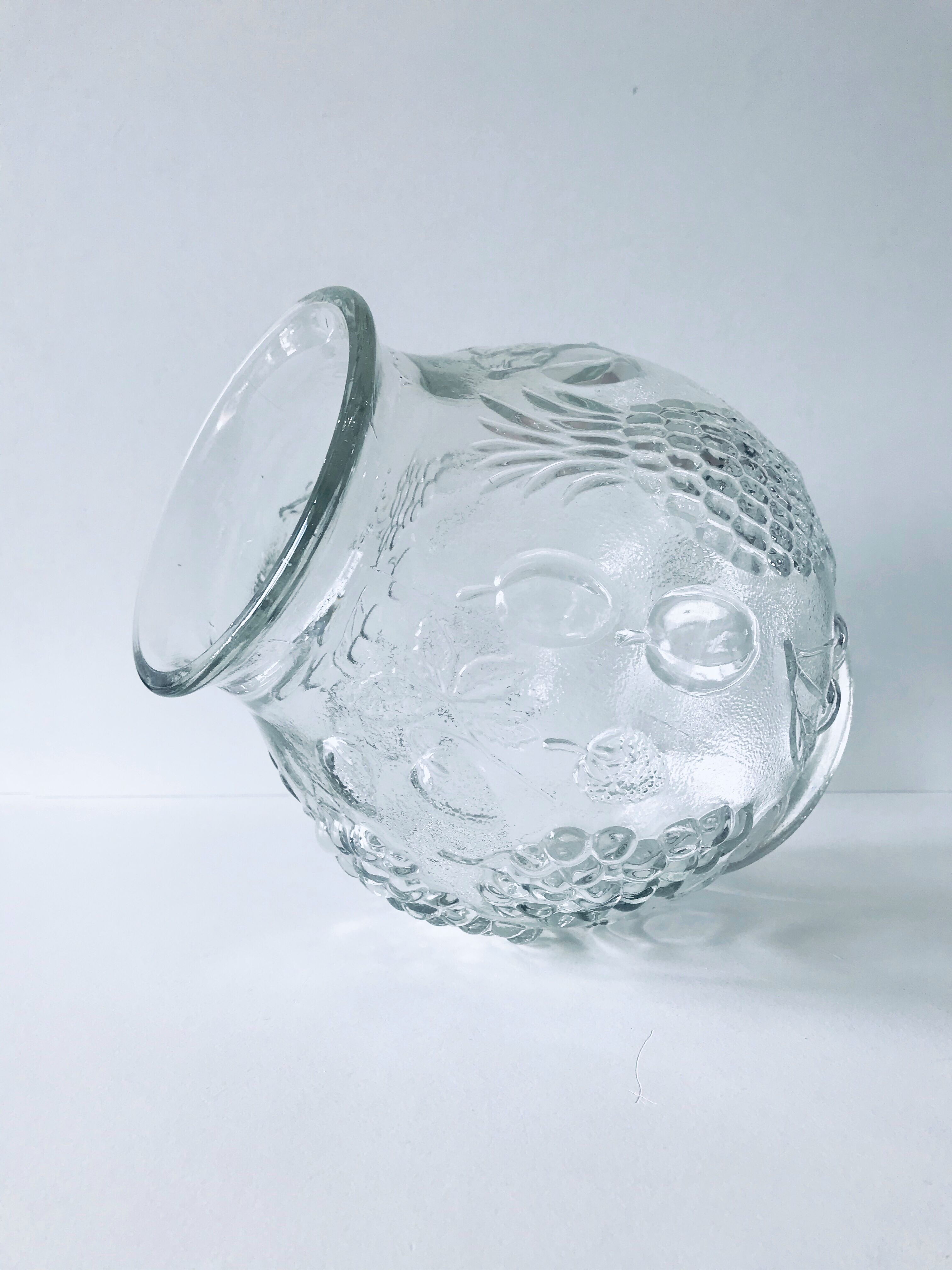 Glass vase tutti frutti