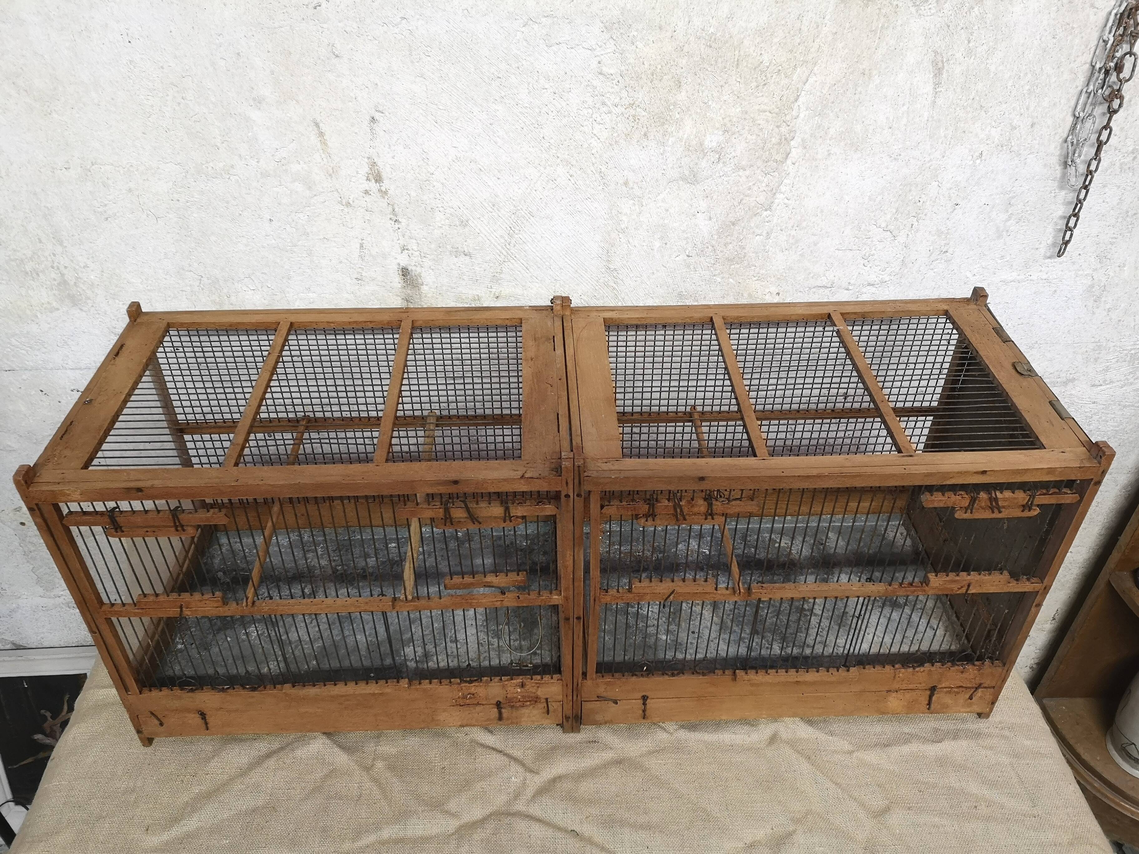 Old aviary bird cage 110 cm