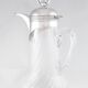 Leitão & irmão - carafe in solid silver and crystal from the art deco period