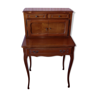 Writing desk with cherry drawers