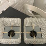 Arlus chandelier and wall lights 1960