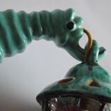Ceramic Seahorse Lantern from Vietri Sul Mare, Italy 1960S.