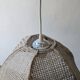 Woven bamboo flower pendant, 1970s