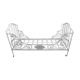 Folding wrought iron bed