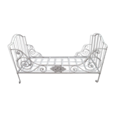 Folding wrought iron bed