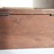 Old sloping pine display case