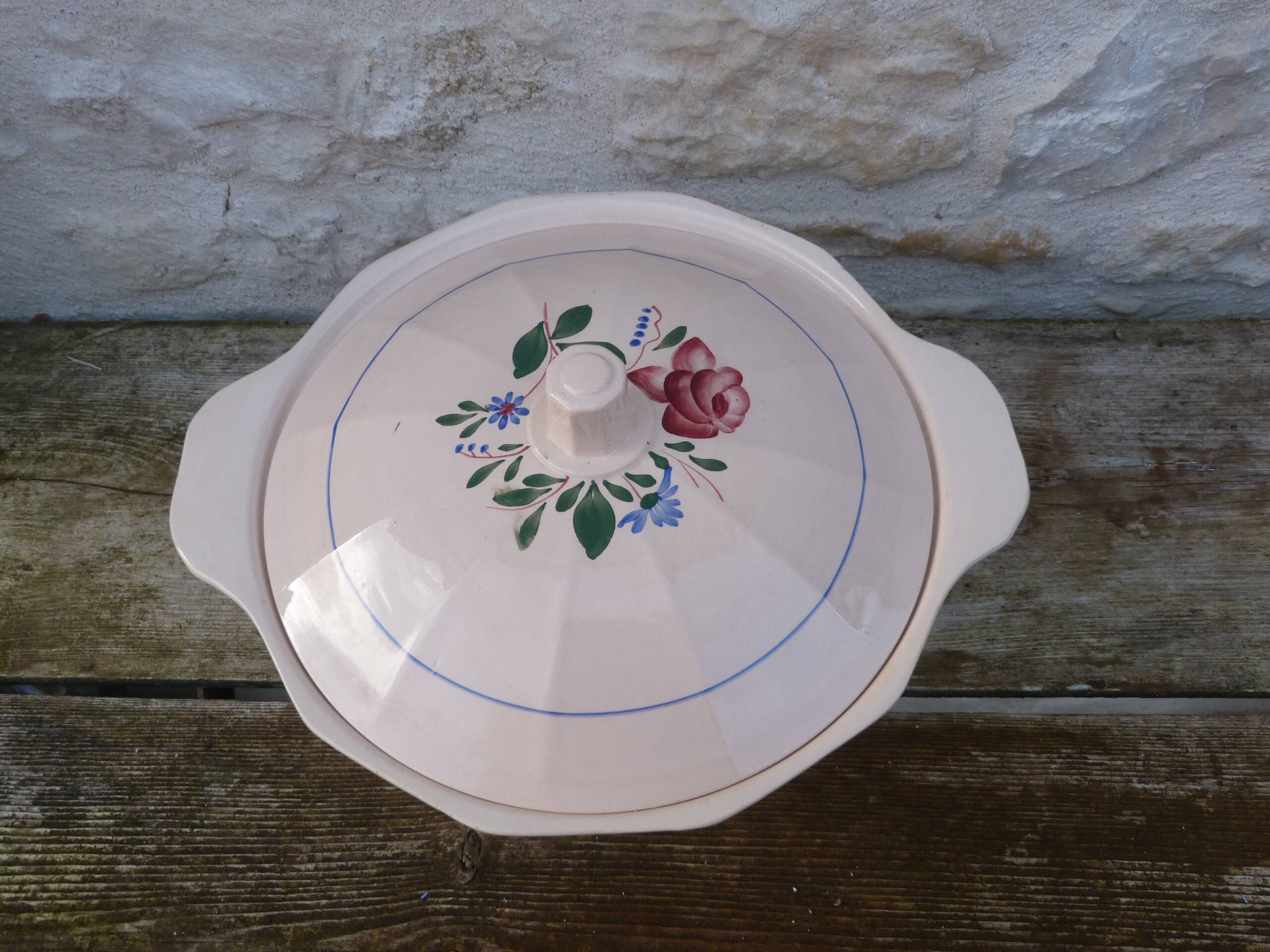 Old Digoin ceramic soup tureen