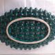 Braided ceramic fruit bowl signed Jérôme Massier Vallauris
