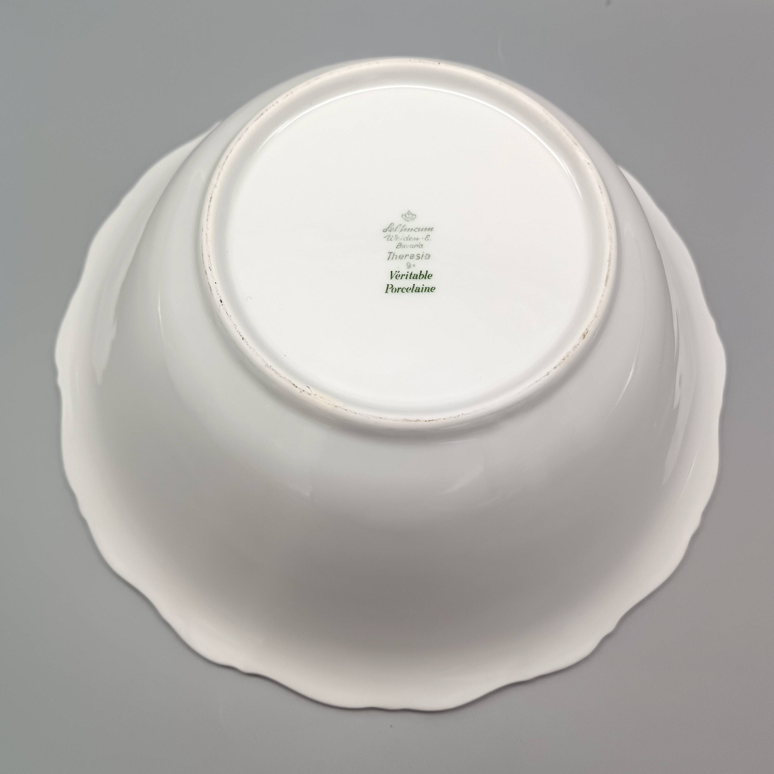 Vintage theresia porcelain salad bowl seltmann weiden bavaria