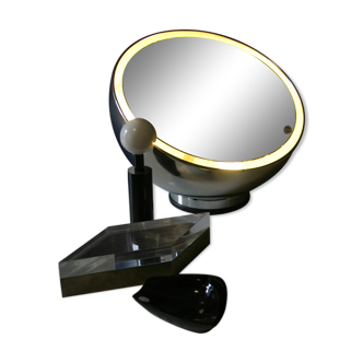 Chrome half-sphere lamp