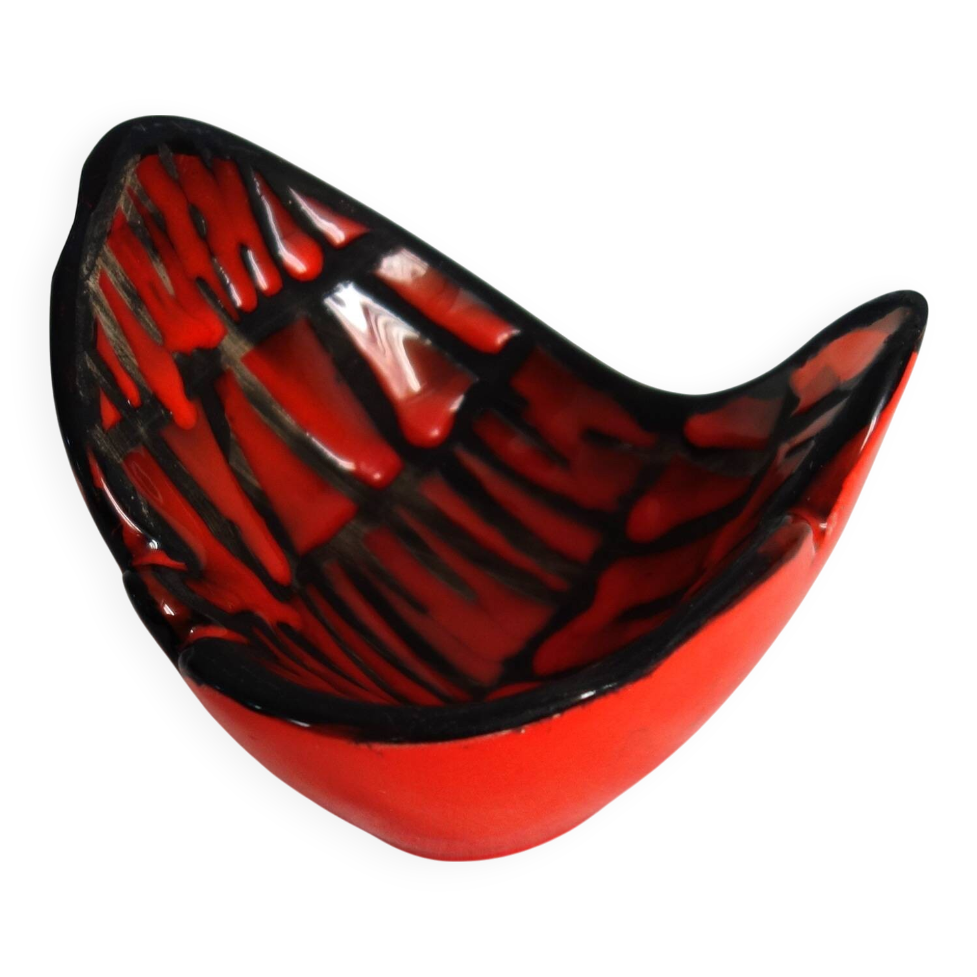 Roger Capron ceramic empty pocket, Vallauris circa 1955