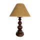 Vintage lamp in turned wood