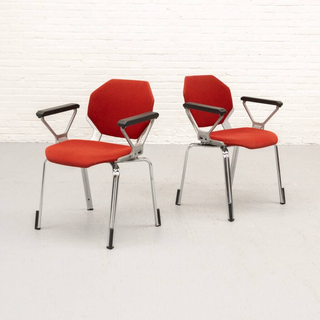 Hexagonal chair Fröscher Sitform 1970s