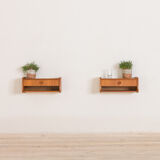 Pair of teak scandinavian nightstands