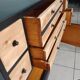 Buffet commode chiffonnier bois bahut meuble rangement tiroir bar bois industriel scandinave vintage