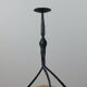 Vintage Mid Century brutalist handforged candleholder