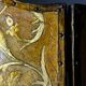 Paravent jaune et doré du 19ème siècle