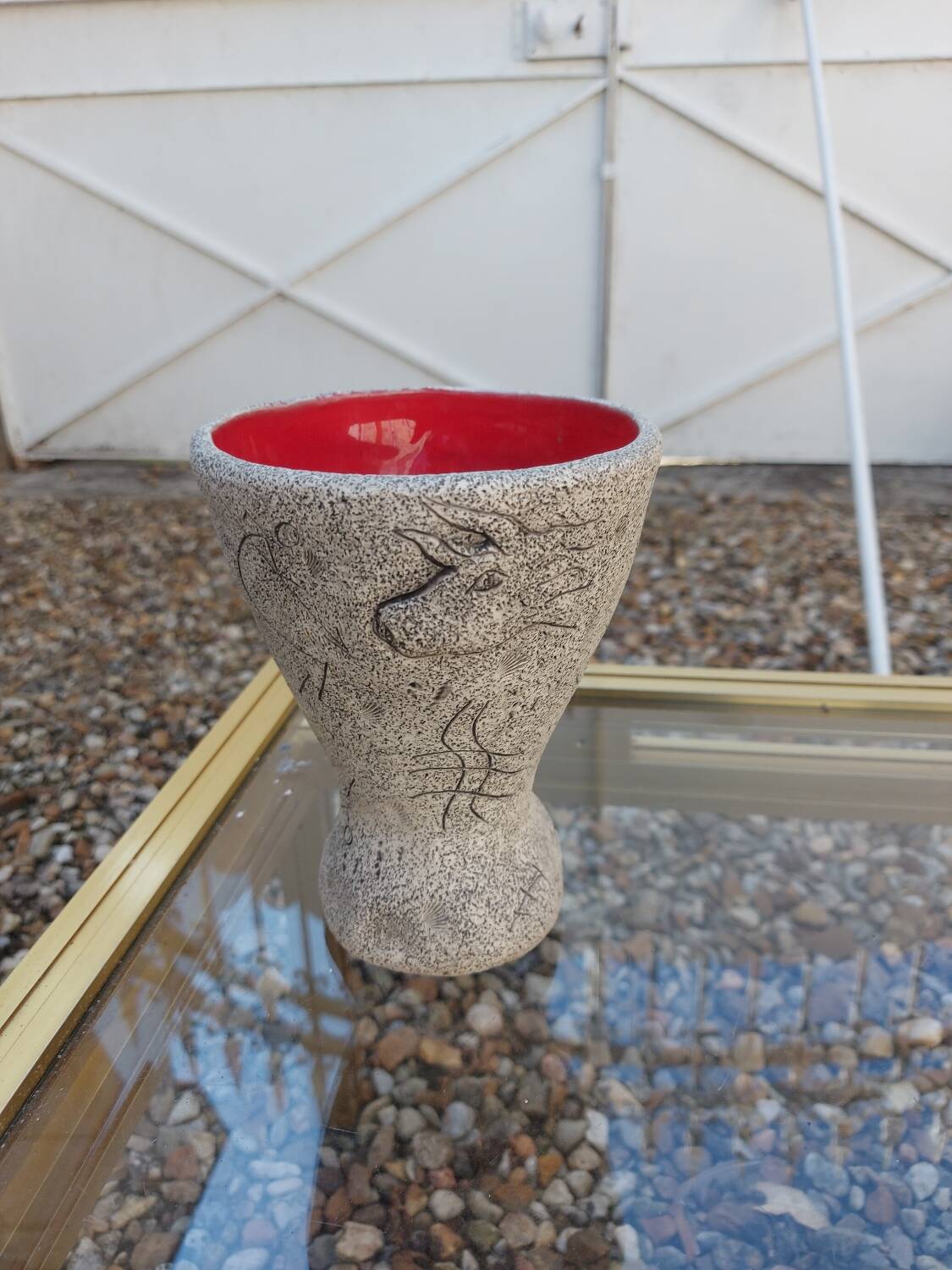 Francis triay ethnic ceramic vase