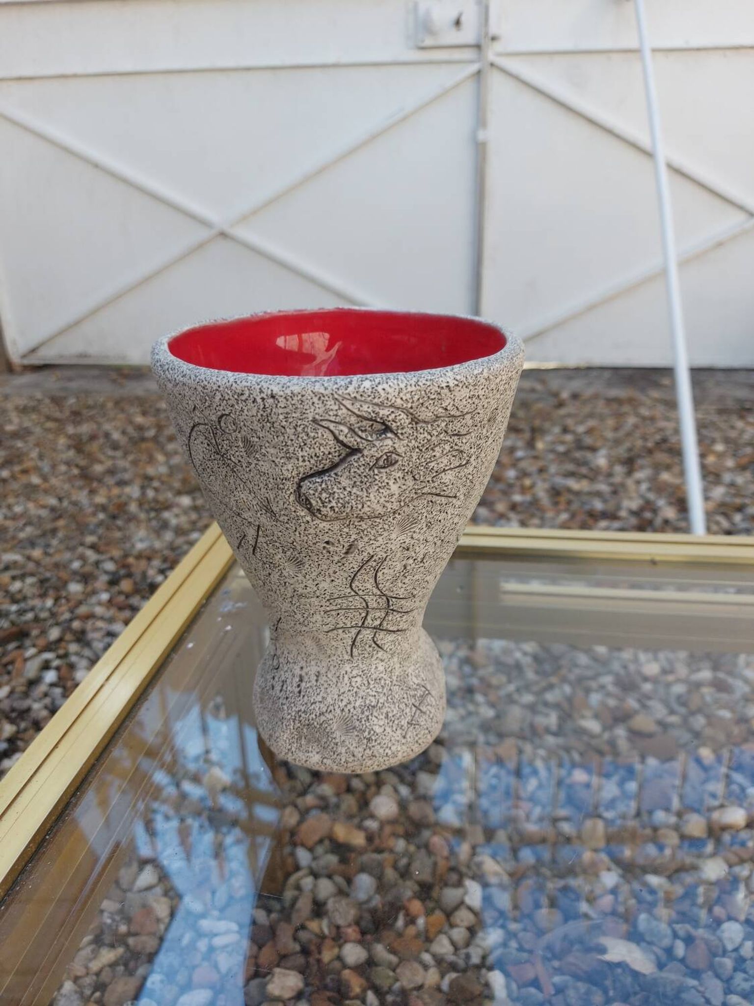 Vase en ceramique éthnique Francis triay