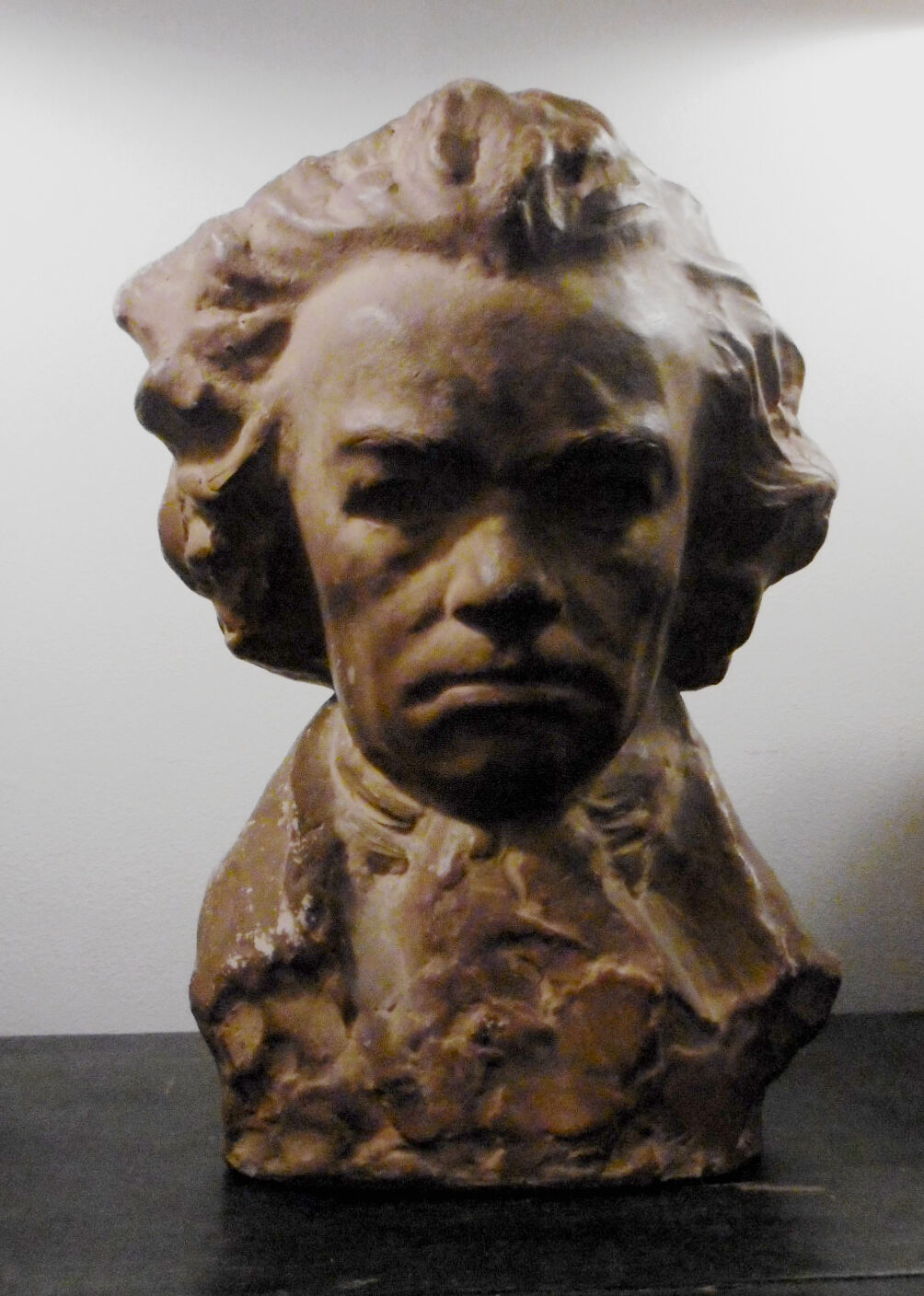 Bust ludwig beethoven- terracotta sculpture by guero