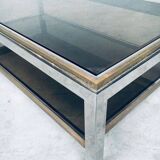 Hollywood Regency Flaminia Two Tier Coffee Table, France, 1970s