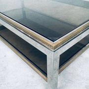 Hollywood Regency Flaminia Two Tier Coffee Table, France, 1970s