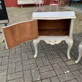 Pair of beech bedside tables