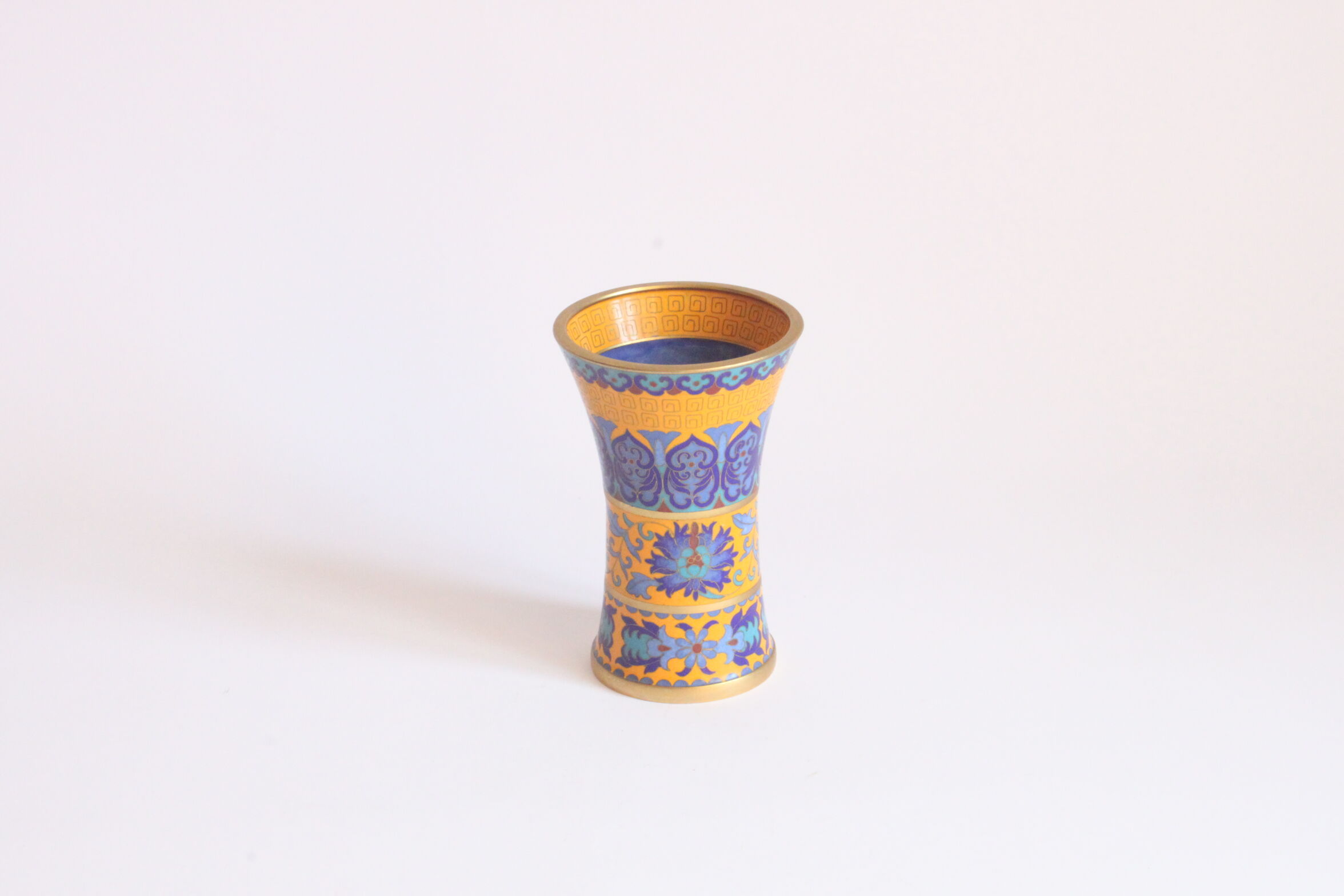 Chinese cloisonné brush pot, 1970s China