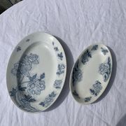 Two dishes of service model Floréal luneville K & G vintage and collector