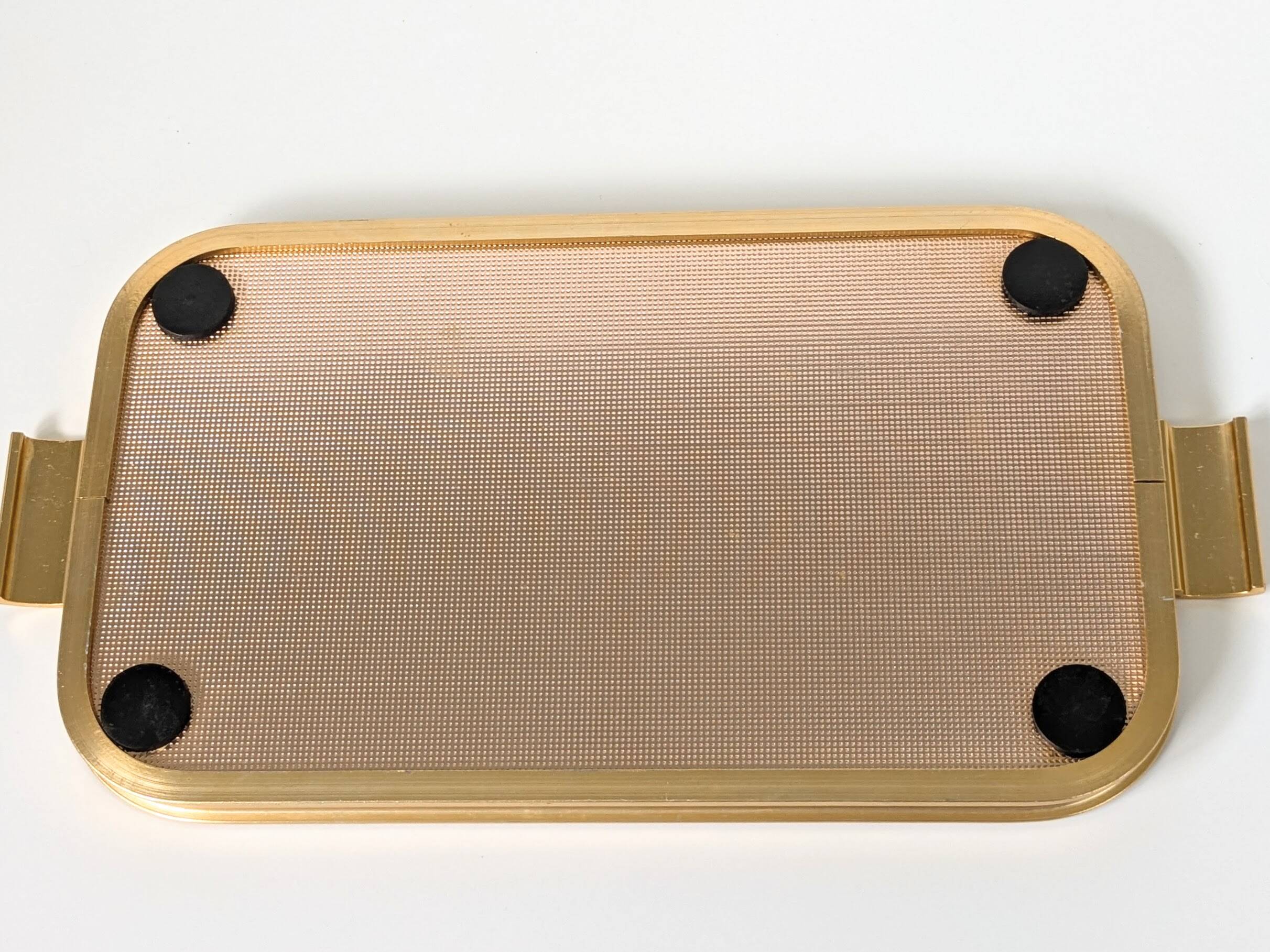 60s Cocktail Trays | Set of 2 | Gold Metal