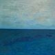 Blue horizon oil painting