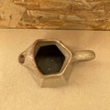 Ancien Pichet Art Déco Grès Flammé Du Morvan Beige Service Vintage