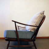Ercol blue pastel sofa