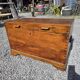 Antique solid teak chest