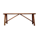 Old country farm bench in wood
