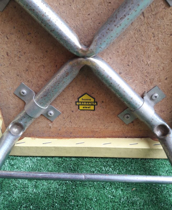 Vintage 1970 skai yellow and stainless BRABANTIA