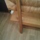 Bench with oak backrest