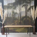 Vintage schoolboy bench