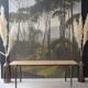 Banc d'écolier vintage