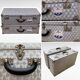 Valises vintage aluminium 1950