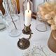 Vintage brass candle holder