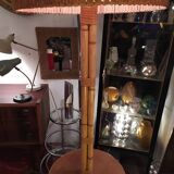 Rotin lamppost vintage rope