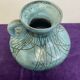Vase à anses vintage bleu jean Austruy Despinasse