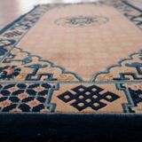 Antique 1930s Chinese Art Deco rug 64cm x 123cm - 1C1261