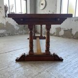 3m oak table from 1950 with its extensions