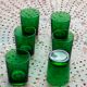Set of 6 whisky glasses in vintage
