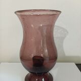 Biot bubble glass candle holder