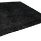 Tapis oriental surteint noué à la main 290 cm x 391 cm tapis en laine noire