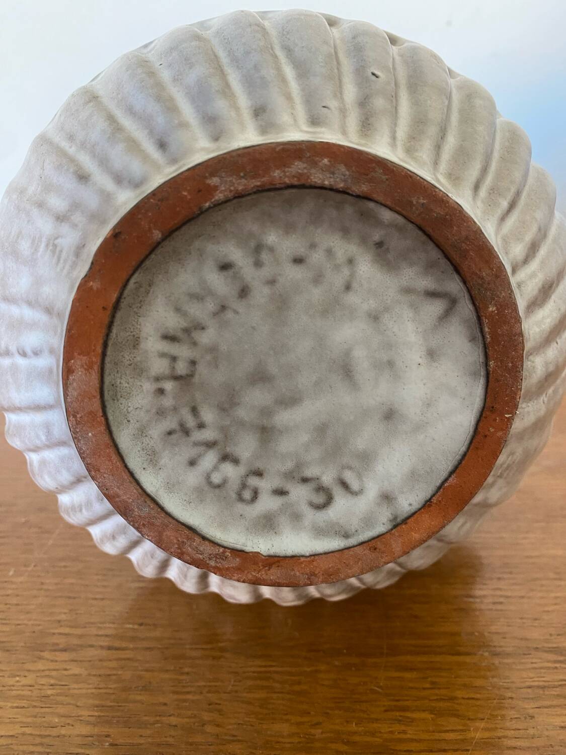 Antique Pitcher Vase With Handle Grey Ceramic West Germany Vintage Decoration #